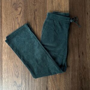 Natura Green Corduroy Sweatpants.